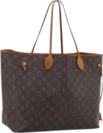 Louis Vuitton Pre-owned Tote Bag - Dames - Vintage Shopper - Bruin - ONE Size - Leer - Vintage