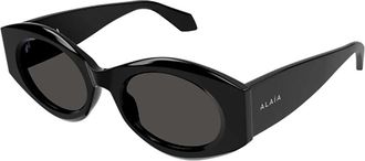 Alaia Aa 0080S Zonnebril - unisex - Zonnebrillen - Zwart - 52 MM - Accessoires