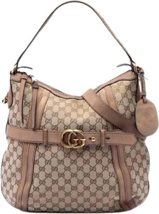 Gucci Borsa a mano Pre-owned in tela - - Pre-owned - Donna - Beige - ONE SIZE