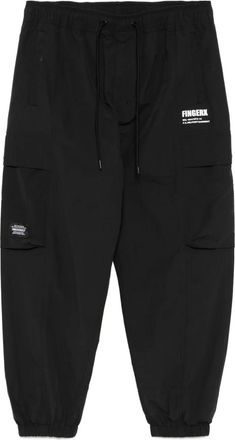 Fingercroxx Pantaloni con vita elasticizzata - Nero