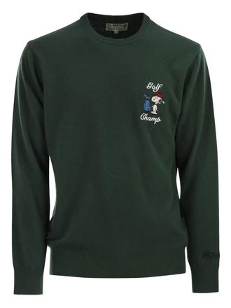 MC2 Saint Barth Heron embroidered sweater - Green