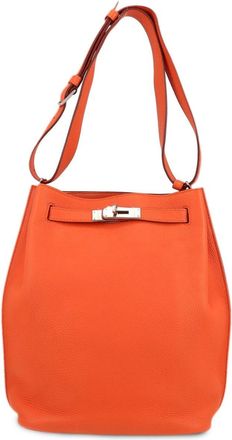 Hermès 2020 So Kelly shoulder bag - men - Leather - One Size - Orange