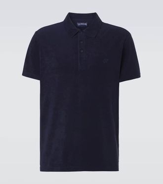Vilebrequin Cotton-blend terry polo shirt