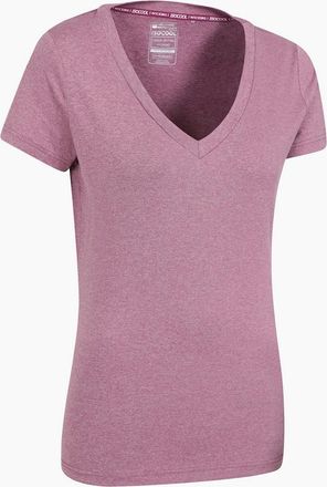 Mountain Warehouse Womens Mountain Warehouse Womens/Ladies Vitality V Neck T-Shirt - Pink - Size: 10