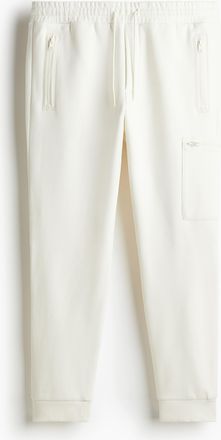 H&M Cargo-Joggpants in Slim Fit - White
