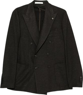 Tagliatore Montecarlo Blazer - Heren - Blazers - Zwart - M - Jassen
