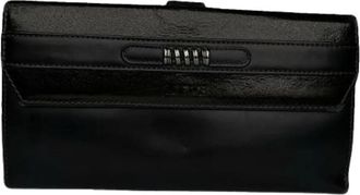 Loewe Pre-owned Leren Portemonnee - Dames - Vintage Accessoires - Zwart - ONE Size - Leer - Vintage
