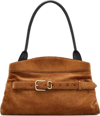 Marc Jacobs Dakota Satchel - Dames - Schoudertassen - Bruin - ONE Size - Leer - Tassen