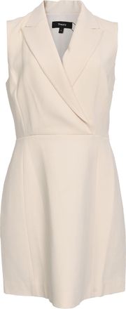 Theory Blazer Mini Dress in White Triacetate