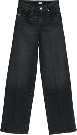 Paige Tatum 32 Wide Leg Jean - Dames - Regular Fit Jeans - Grijs - W25 - Katoen - Jeans