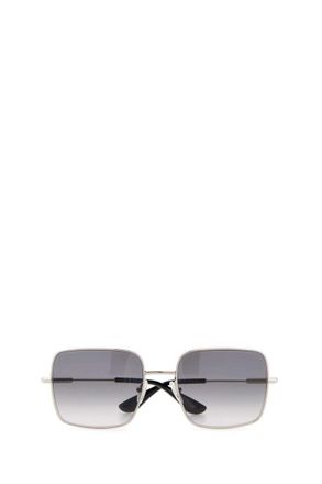 Alexander McQueen Silver Square Sunglasses