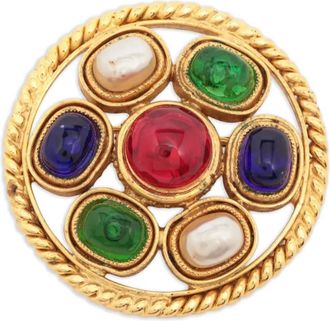 Chanel Spilla Gripoix anni 90 - Oro