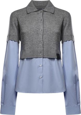 Stella McCartney Cardigans - Dames - Vesten - Grijs - S - Wol - Truien & Vesten