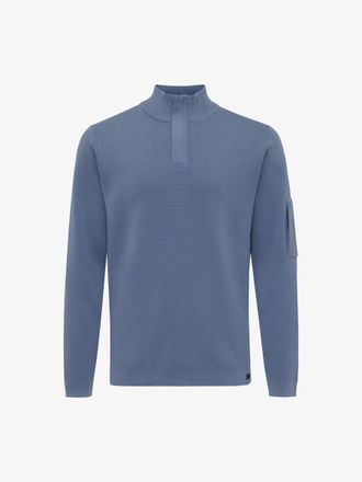 Genti Half zip cool dry | Lichtblauw