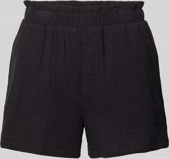 Vero Moda Loose Fit Shorts aus reiner Baumwolle Modell NATALI in Black, Gr&ouml;&szlig;e XL