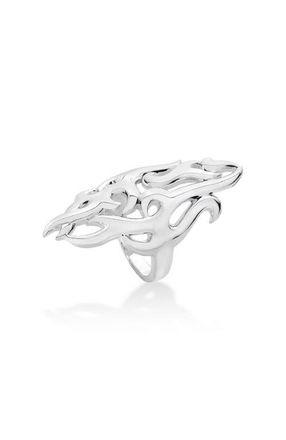 Lucy Quartermaine Elements Full Air Ring in Sterling Silver at Nordstrom, Size 8.5
