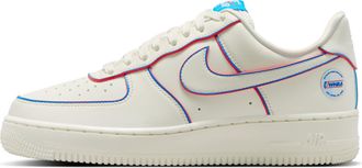 Nike Womens Air Force 1 07 WNBA 30th Shoes in White | IR1968-133