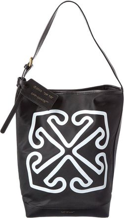 Off-white Classic Leather Hobo Bag