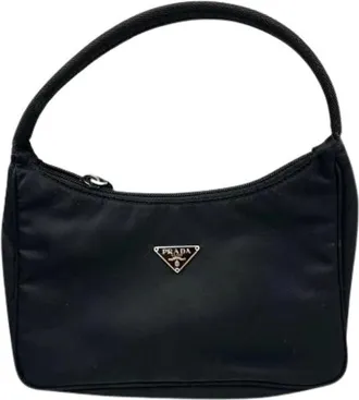 Prada Pre-owned Mini Bags, female, Black, Size: ONE SIZE Pre-owned Vintage Mini Bag