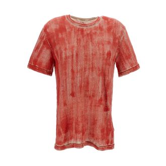 Comme Des Gar&ccedil;ons T-Shirts, female, Multicolor, Size: S Ramie Crewneck T-Shirt