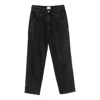Isabel Marant Ilsa Drawstring Jeans - female - Marant &eacute;toile - Loose Fit Jeans - Black - XS - Jeans