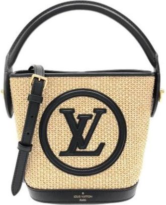 Louis Vuitton Pre-owned Bolso Cubo de Rafia - Pre-owned - Mujer - Beige - ONE SIZE