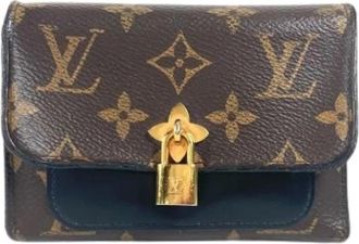 Louis Vuitton Pre-owned Canvas Portemonnee - Dames - Vintage Accessoires - Bruin - ONE Size - Vintage
