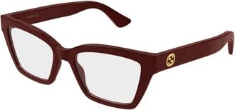 Gucci Cat-eye Optical Frame - Dames - Brillen - Rood - 55 MM - Accessoires