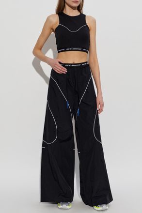 Off-white Sleeveless Top, Womens, Black
