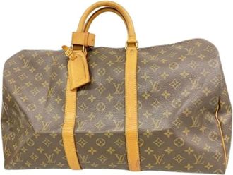 Louis Vuitton Vintage, unisex, Bruin, ONE Size, Pre-owned Boston Bag