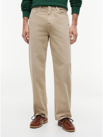 Tommy Hilfiger Mens Garment-Dyed Relaxed Jean - Sandalwood - 32W x 32L