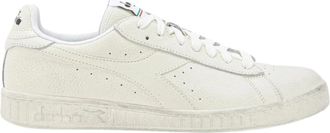 Diadora Vintage Low Top Leren Sneakers - Dames - Sneakers - Wit - 40 EU - Leer - Schoenen