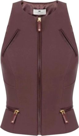 Elisabetta Franchi Dames, Tops, Paars, Maat: S