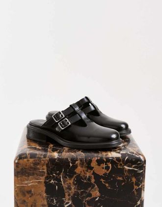 Vagabond Shoemakers - Ellis - Sabot in pelle neri-Nero