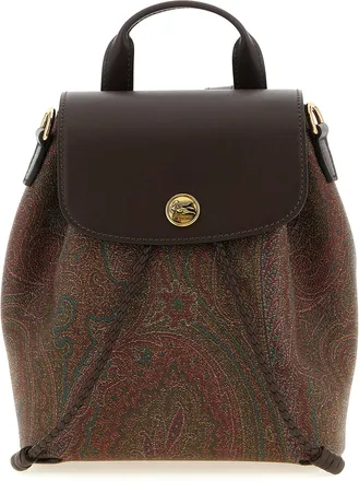Etro Multicolor Cotton Womens Backpack
