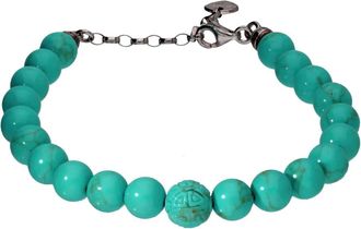 Thomas Sabo Imitatie Turkoois Sterling Zilveren Armband - Dames - Armbanden - Groen - ONE Size - Accessoires