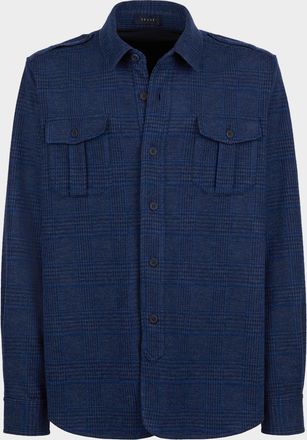Sease Men & apos;s Check Shirt Jacket