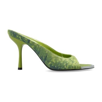 Diesel Heeled Mules, female, Green, Size: 11 US D-Diams SA 90 Heeled Mules