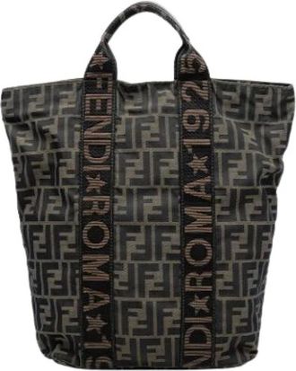 Fendi Pre-owned Tote Bags, female, Brown, Size: ONE SIZE Pre-owned Tote Bag