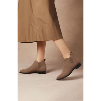 Vivaia Square-Toe Water-Repellent Ankle Boots in Espresso at Nordstrom, Size 5.5