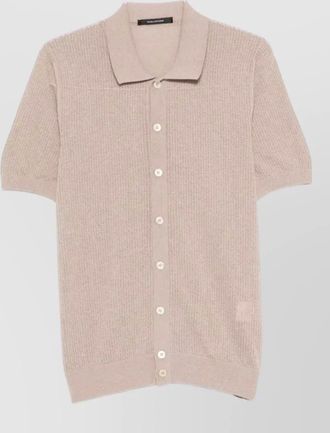Tagliatore knitted short-sleeve shirt