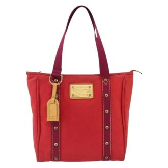 Louis Vuitton Bolso Tote Vintage Pre-owned - Pre-owned - Mujer - Rojo - ONE SIZE