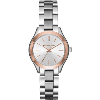 Michael Kors Accessoires, Dames, Grijs, ONE Size, Mini Slim Runway Horloge
