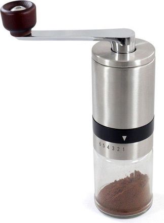 No Brand Molinillo De Caf&eacute; Manual, Port&aacute;til, Con Manivela, Ajustes Regulables Y N&uacute;cleo Cer&aacute;mico Para El Hogar, Viajes Y Oficina
