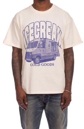Icecream Ride Cotton Graphic T-Shirt in White at Nordstrom, Size Xx-Large