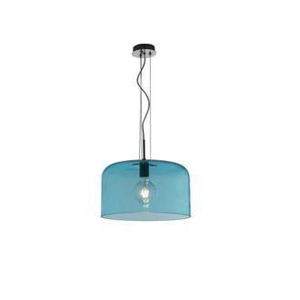 Netlighting Gibus Glass Dome Ceiling Pendant Blue E27