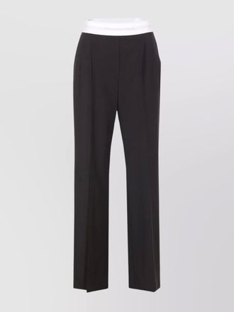Alexander Wang flared high waisted trousers with side pockets