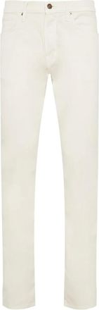 Tom Ford logo-patch jeans - White