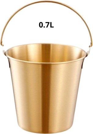 OEM Cubitera Para Champ&aacute;n - Enfriador De Champ&aacute;n - Plato Para Champ&aacute;n - Cubo Para Bebidas - Cuenco Para Champ&aacute;n - Enfriador De Bebidas - Dorado 0,7 L