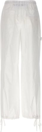 Nude Cotton Poplin Cargo Pants - White